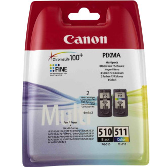 Картридж Canon PG-510+CL-511 MULTIPACK (2970B010) Чорний
