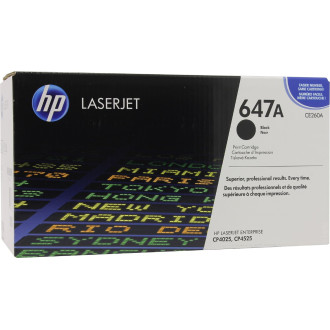 Оригинальный лазерный картридж HP CE260A черный 