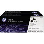 Картридж двойной HP Q2612AD/AF  Черный